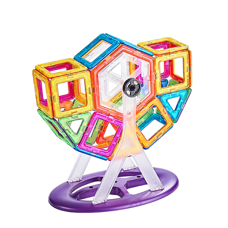 78 Pcs Educational Free play creative ABS Magnetic Building Blocks