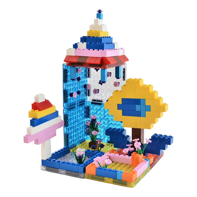 Magnetic tiles with Small block