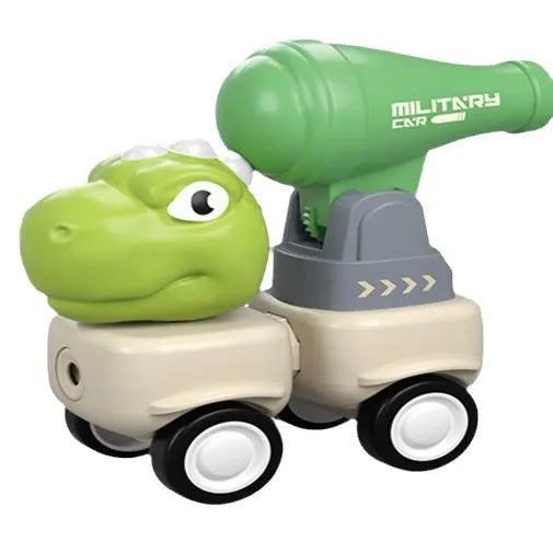 Magnetic suction dinosaur car