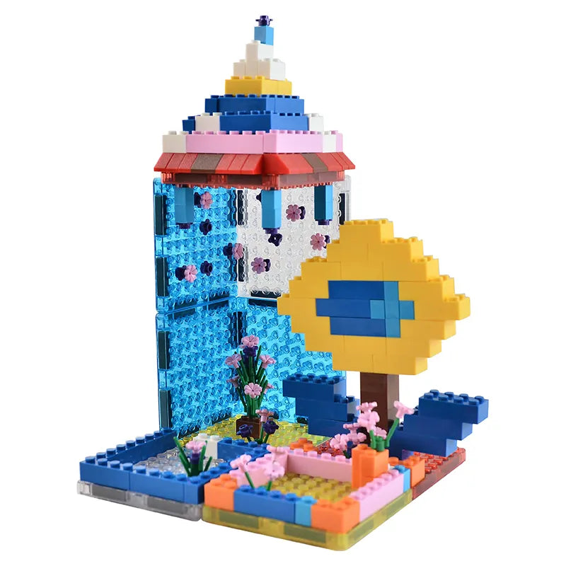 Magnetic tiles with Small block