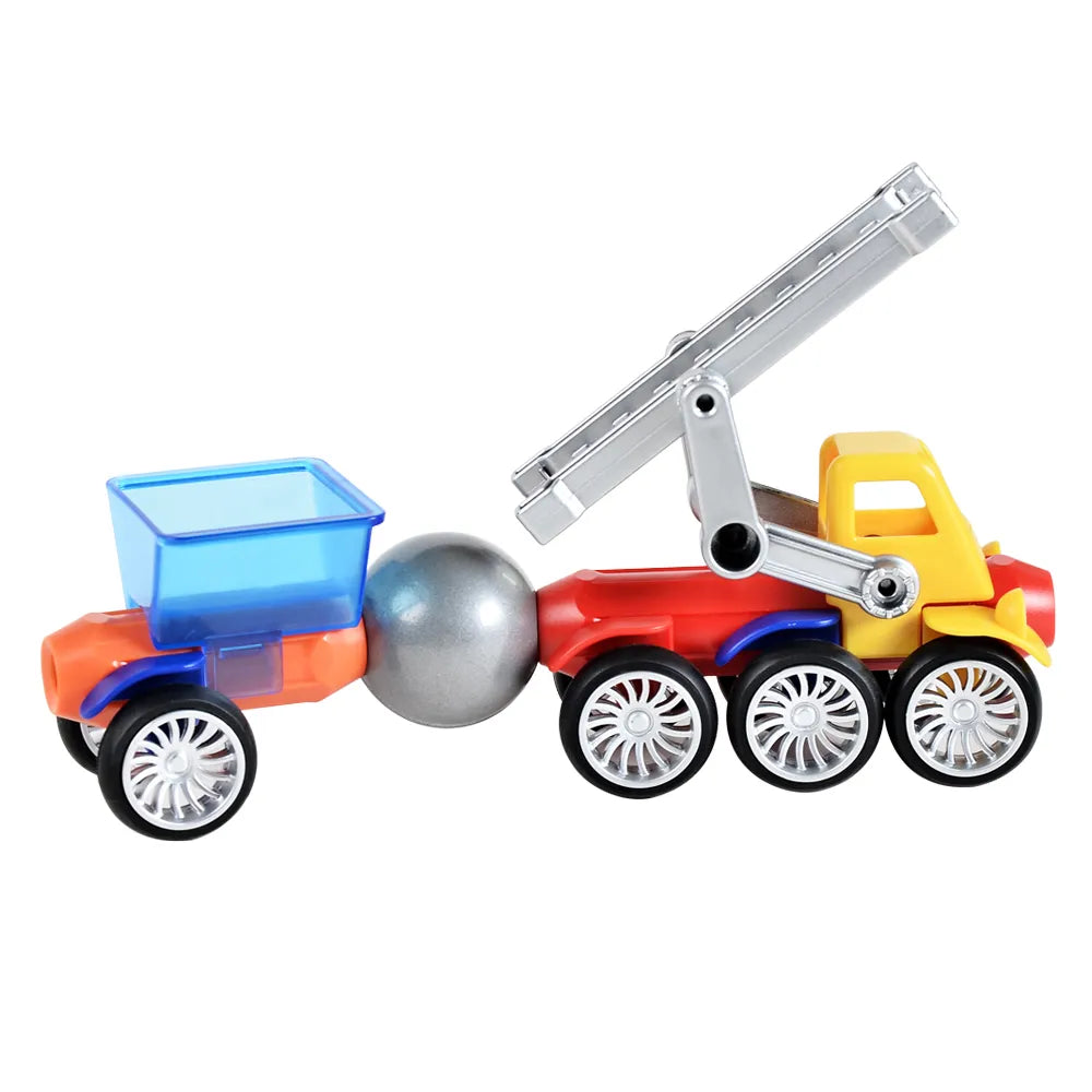 90pcs Mag wisdom Magnetic sticks and balls with car