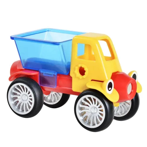 Magnetic suction dinosaur car