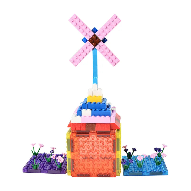 Magnetic tiles with Small block