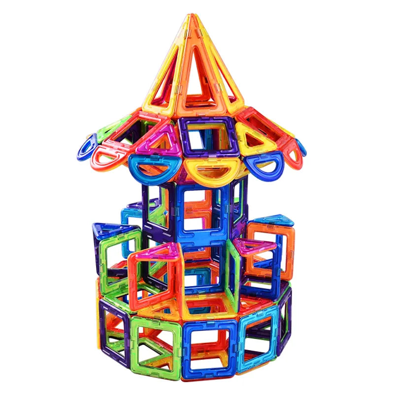264Pcs Educational Free Play Magnetic Building Blocks for Kids