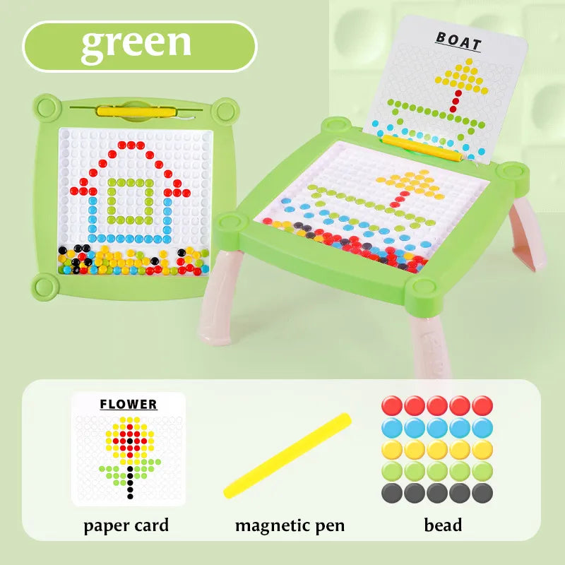 Magnetic stroke drawing board table