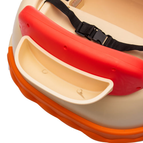 12V Kids Ride On Electric Bumper Car W/Parents Control,Cute&Realistic Hamburger Design,360 Degree Rotation,Storing Space,Bluetooth,Music,USB,Silent wheel,LED Lights,Power Display,Anti-rollover For 2-5