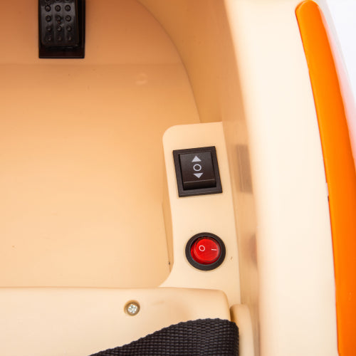 12V Kids Ride On Electric Bumper Car W/Parents Control,Cute&Realistic Hamburger Design,360 Degree Rotation,Storing Space,Bluetooth,Music,USB,Silent wheel,LED Lights,Power Display,Anti-rollover For 2-5