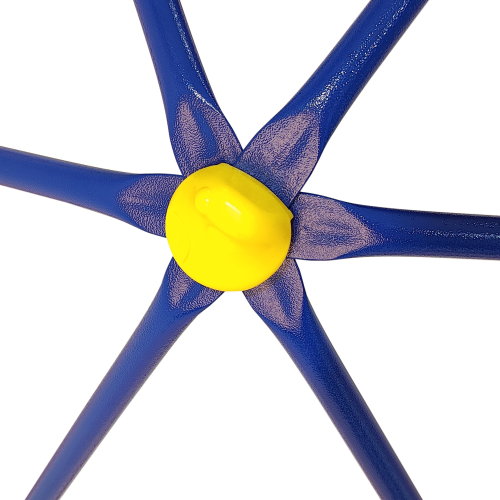 XCF007 6ft Dome climber with 1.2m slide for age 3+ climber with Climbing Stones